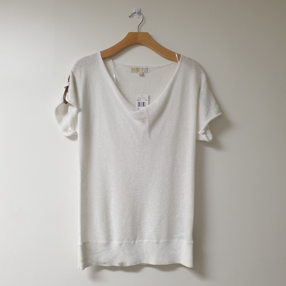 Michael Kors linen cotton blouse - Picture 1 of 5
